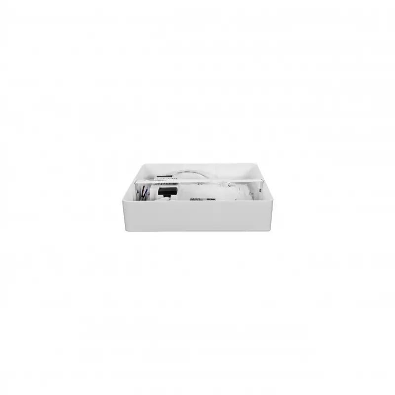 Dalle LED carrée 12 W en applique - extra plate - plafonnier BONNY