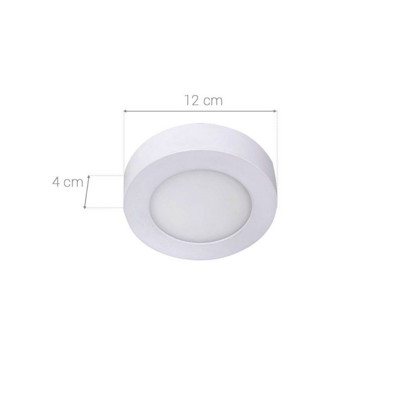 Dalle LED ronde 6 W saillie - plafonnier - BONNY-6