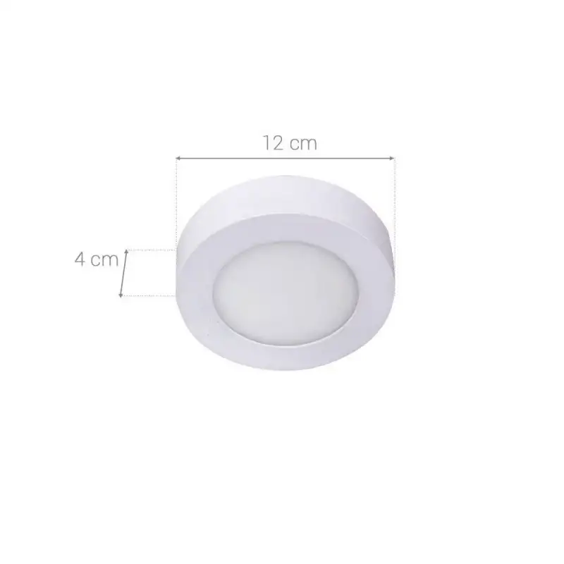 Dalle LED ronde 6 W saillie - plafonnier - BONNY-6