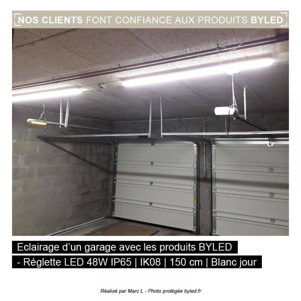 Réglette LED étanche 48W - IP65 - IK08 - PROOF - 150 cm - Vue supplémentaire