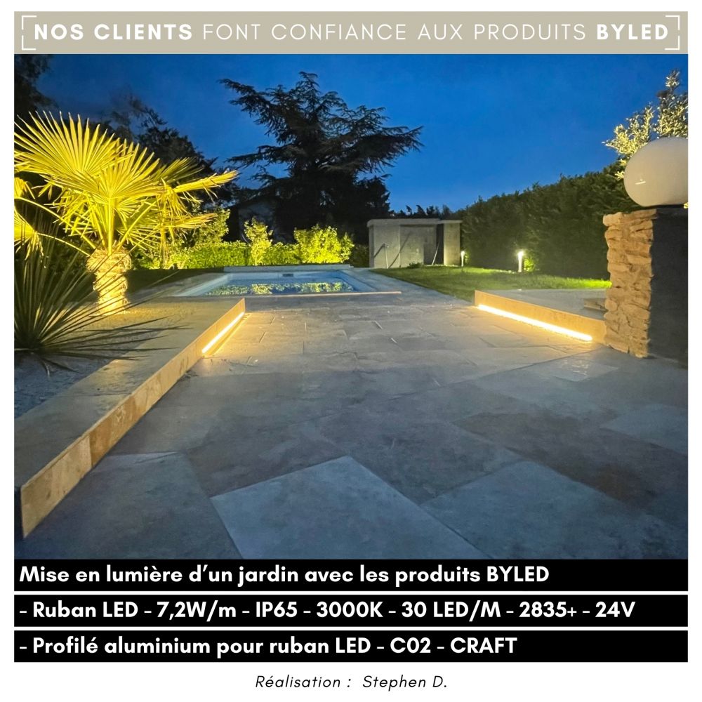 Profilé aluminium pour ruban LED - C02 - CRAFT - Vue supplémentaire