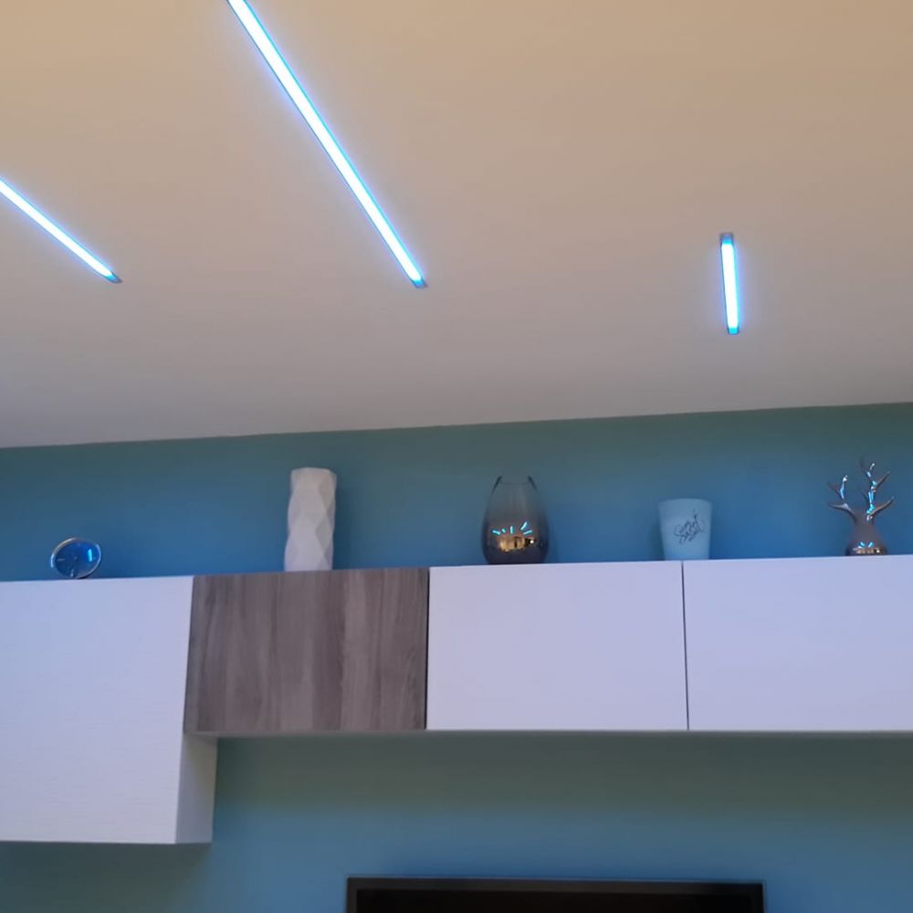 Profilé aluminium encastrable pour ruban LED - Diffuseur givré - E01 - CRAFT - Vue supplémentaire