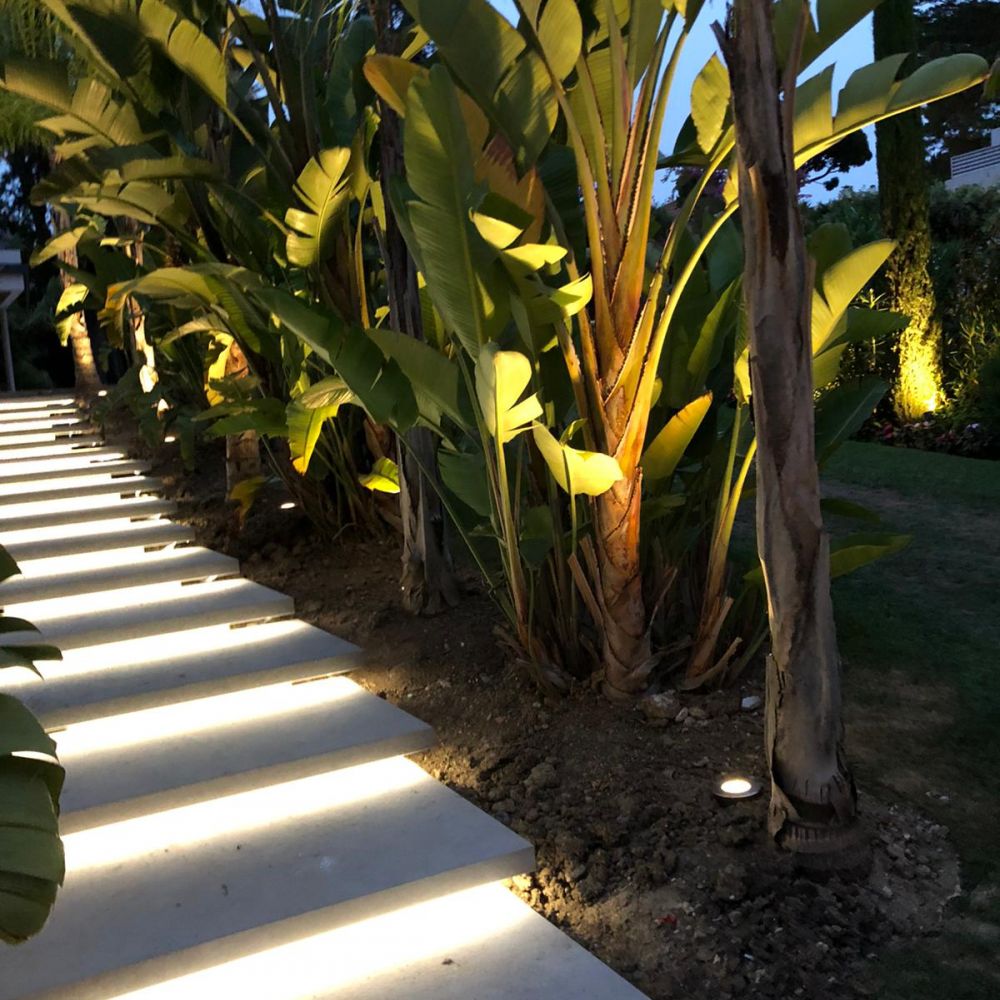 Spot LED encastré de sol rond 150mm - 10W - 230V - Inox - QINOX - Vue supplémentaire