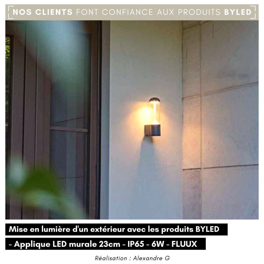 Applique LED murale extérieure - 6W - 230V - FLUUX - Vue supplémentaire