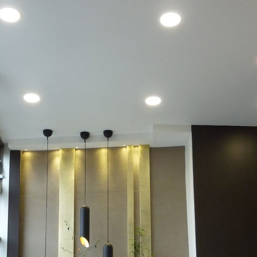 Dalle LED ronde 12 W encastrable - extra plate - SUNNY-12 - Vue supplémentaire