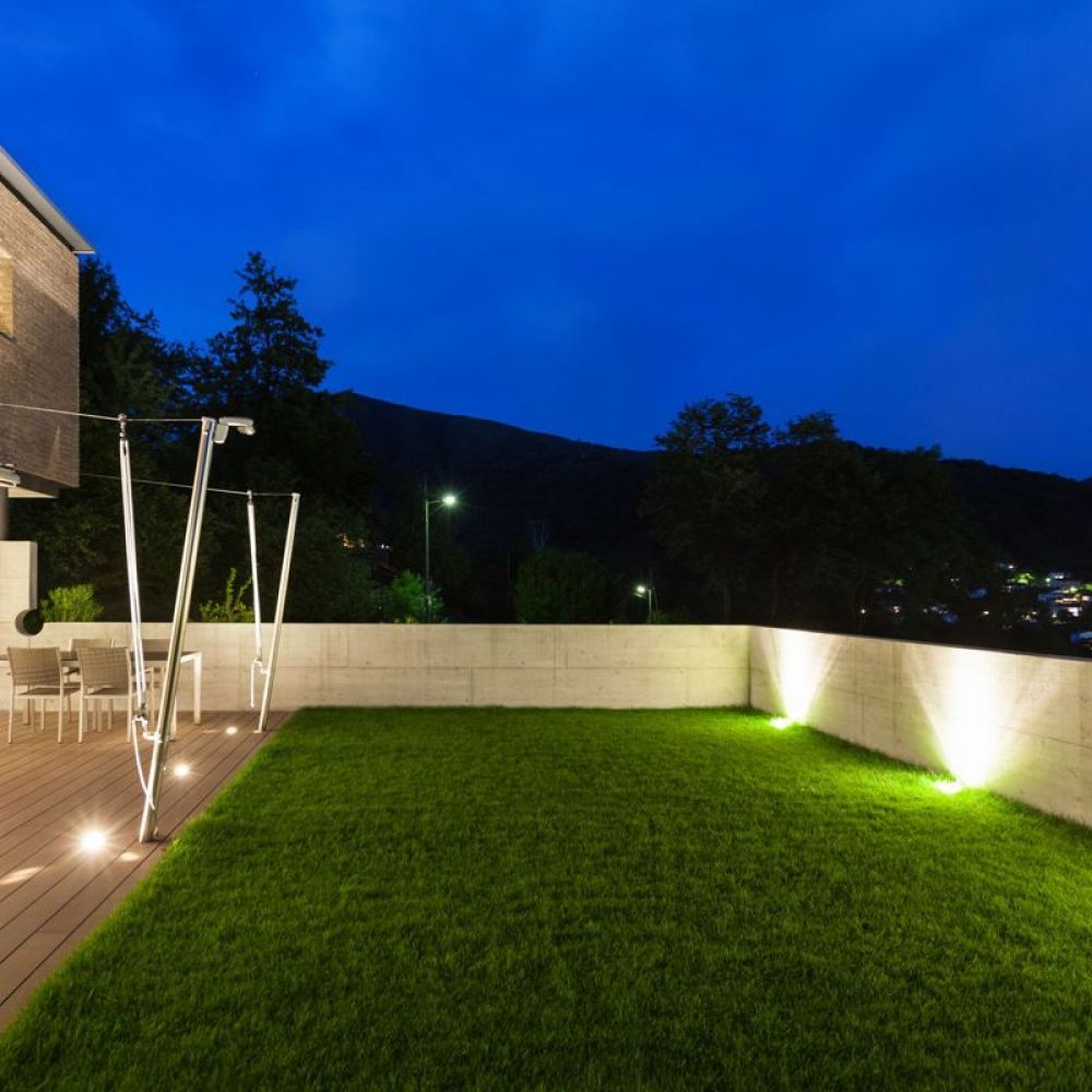 Spot LED encastré de sol rond 42mm - 1W - 12V - Inox - QINOX - Vue supplémentaire