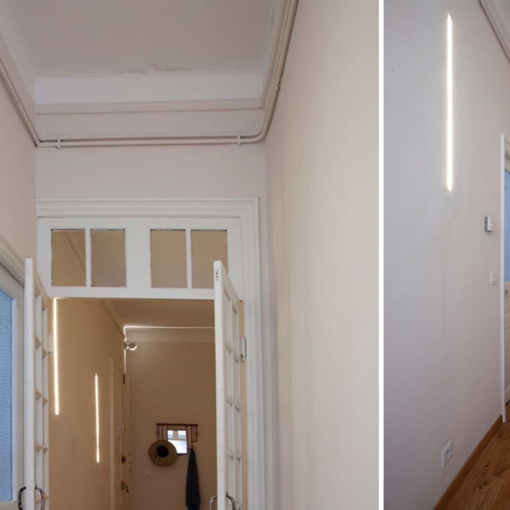 Profil linéaire en plâtre pour ruban LED – 1M STAFF - Vue supplémentaire