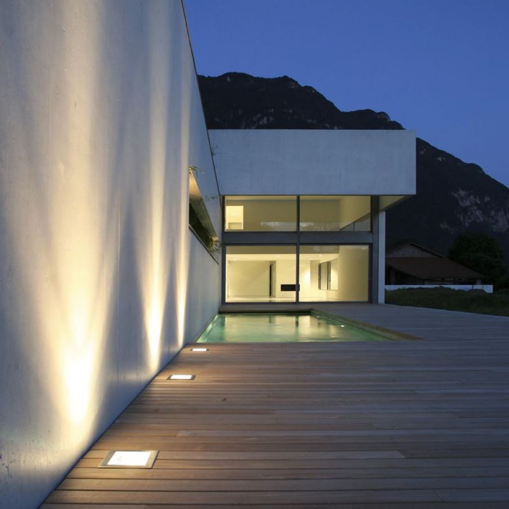 Spot LED encastré de sol carré 170mm - 10W - 230V - Inox - QINOX - Vue supplémentaire