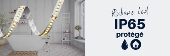 Rubans LED protégés IP65