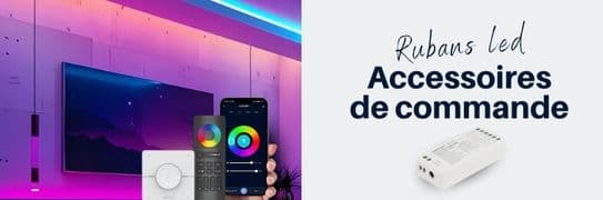 Accessoires de commande pour rubans LED